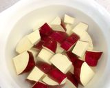 ほんのり甘い★さつまいもの味噌汁作り方2写真