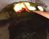超簡単・お揚げとしめじの酢橘醤油パスタ作り方2写真