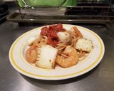 赤ワインとトマトのパスタ。海の幸と共に作り方12写真