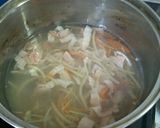 ゴボウと梅干しの温かい素麺作り方3写真