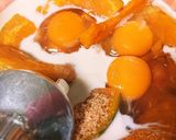 チョー簡単ッ❤️カボチャの焼きプリン作り方5写真