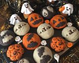 メロンパンdeコッタハロウィンマフィン型作り方27写真