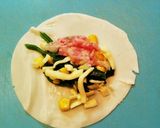 こどもに野菜を食べさせれる餃子の皮包み作り方2写真