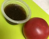 酸っぱいもずく酢に☆もずくのトマト和え作り方1写真