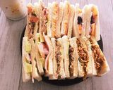運動会用お弁当、サンドイッチ作り方12写真