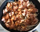 簡単！もやし豚肉キャベツの味噌蒸し。作り方2写真