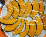かぼちゃのハニーマスタードソース肉巻き作り方2写真