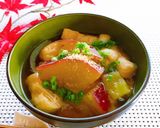 ほんのり甘い★さつまいもの味噌汁作り方8写真