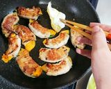かぼちゃのハニーマスタードソース肉巻き作り方8写真
