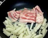 大根と豚バラのタレ炒め☆作り方4写真