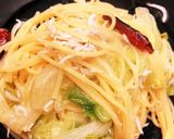 生姜香る！しらすとレタスのペペロンチーノ作り方12写真