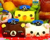 リラックマ ロールサンド キャラ弁作り方1写真