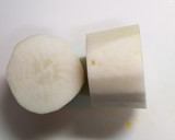 大根と茹でささみと青ネギマヨ和え作り方1写真