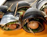 辛子明太子秋刀魚ロール作り方6写真