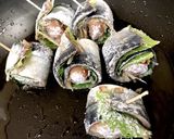 辛子明太子秋刀魚ロール作り方8写真
