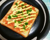 塗って焼くだけ、明太トースト作り方3写真