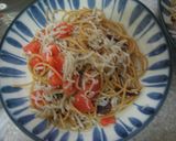 行列イタリアンレストランの簡単しらすスパ作り方8写真