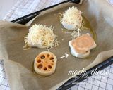 オーブンにお任せ！蓮根・餅・チーズ焼き。作り方4写真