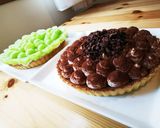 生チョコバナナタルト✳️クリチ生クリーム作り方12写真