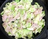 豚とキャベツの塩こんチーズ作り方4写真