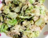 豚とキャベツの塩こんチーズ作り方7写真