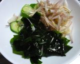 みょうが・きゅうり・ワカメの酢の物♪作り方4写真
