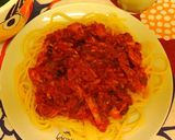 さば缶パスタ、スープ、シェイク（実習１）作り方5写真