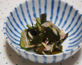 みょうが・きゅうり・ワカメの酢の物♪作り方7写真