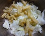 キャベツと椎茸の味噌汁♪作り方2写真
