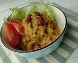 お豆のカレーポテトサラダ作り方4写真
