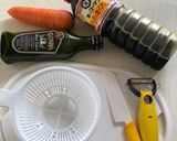 お弁当：ひらひら人参〜(o˘◡˘o)♡作り方1写真