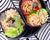 鮭のハラス 和惣菜 ハロウィン弁当詰め方作り方9写真
