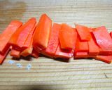 ❖老人向け♪野菜の薄切り茹で炒め❖作り方1写真