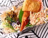 鮭のハラス 和惣菜 ハロウィン弁当詰め方作り方10写真