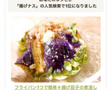 フライパン1つで簡単＊揚げ茄子の煮浸し作り方9写真