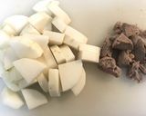 牛すじと大根の味噌煮作り方2写真