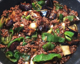お肉たっぷり野菜とろとろマーボー茄子作り方3写真