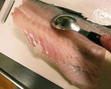 スズキの中落ちの漬け作り方1写真