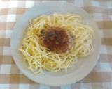 ハンバーグonスパゲッティ作り方8写真