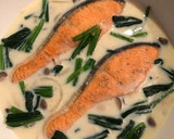 牛乳で簡単！鮭とほうれん草のクリーム煮作り方11写真