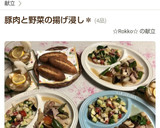 豚肉と野菜の揚げ浸し＊作り方11写真