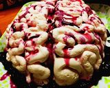 ハロウィンパーティーに立体脳みそケーキ作り方15写真