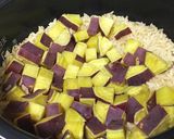 さつま芋の炊き込みご飯*癒やし ほうじ茶作り方5写真