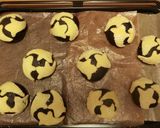 HBで簡単★おばけのココアメロンパン作り方7写真