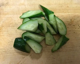 俺流！揚げ茄子のサラダ粒マスタードソース作り方5写真