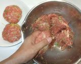 キャベツハンバーグ♪簡単ひき肉材料2つ作り方5写真