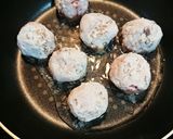 豚こまボールのケチャップあん～✨作り方3写真