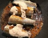 フライパンで、秋刀魚の照り煮作り方5写真