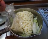最速の白菜うどん作り方6写真