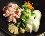 豚肉と小松菜の生姜醤油炒め作り方2写真